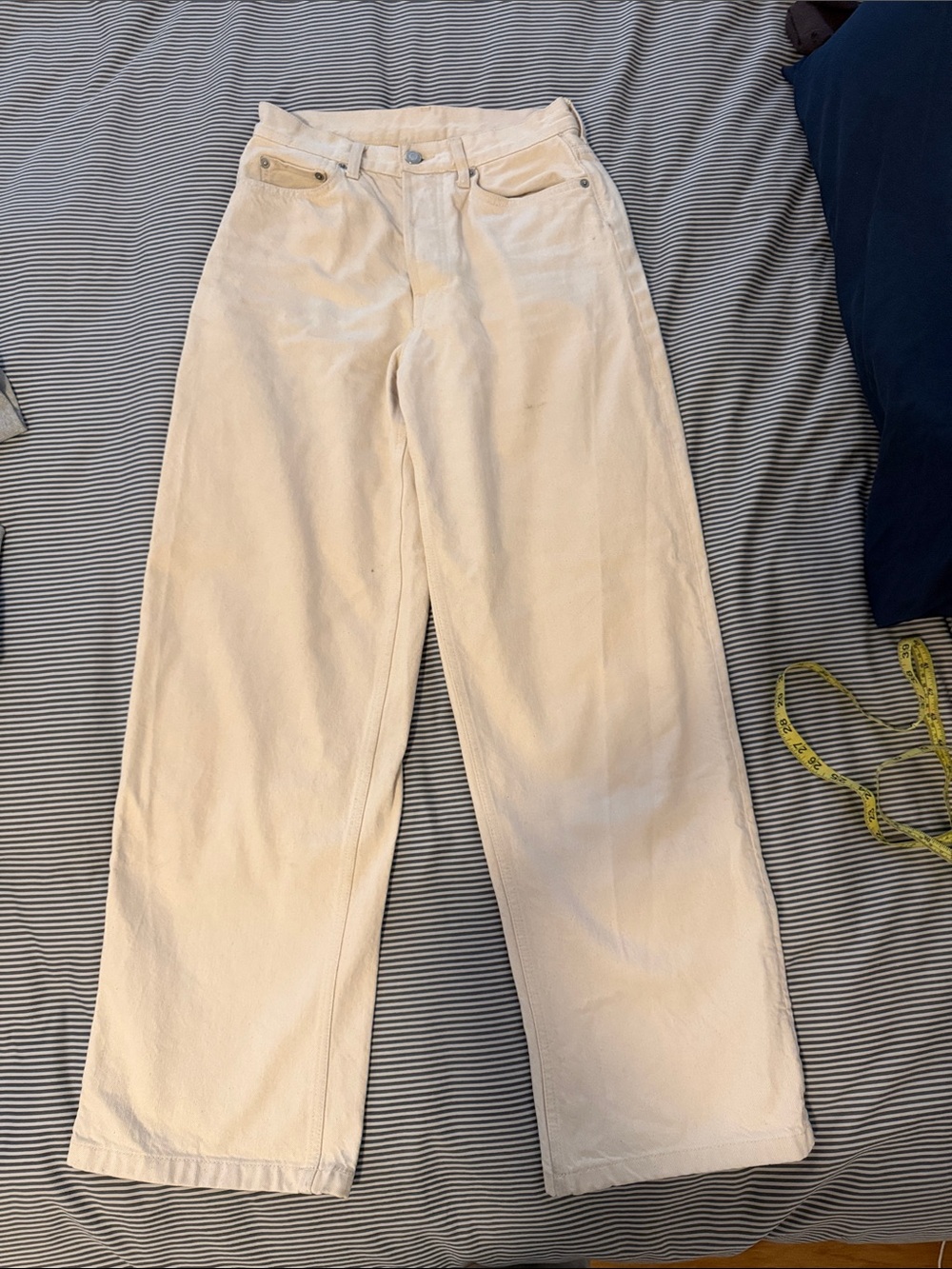 COS Ivory Jeans - Classic Straight Fit